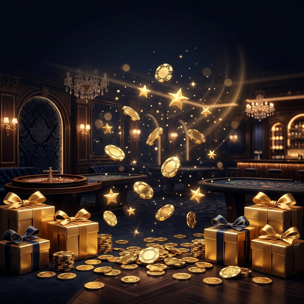 VegaStars Welcome Bonus — Gold chips and gifts